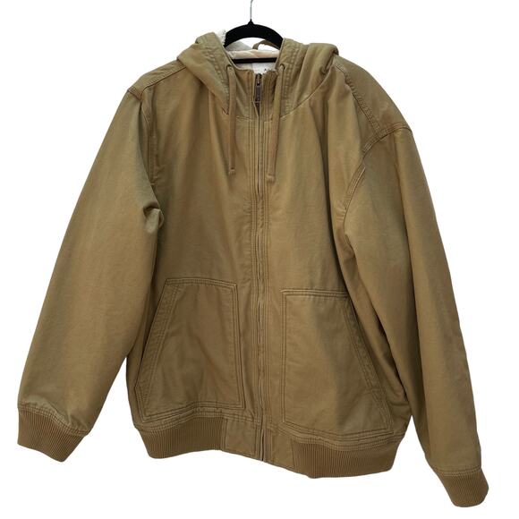 American Eagle Outfitters Other - American Eagle Chore Jacket Men's XL Sherpa Hood Quilted Lining Patch Pockets